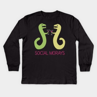 Social Morays Kids Long Sleeve T-Shirt